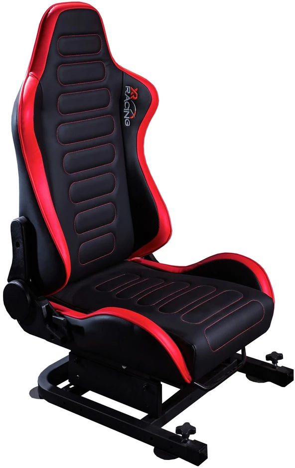 X Rocker „Xrocker Xr Racing Chicane“ lenktyninė sėdynė „Xr Racing“ įrangai – juoda ir raudona