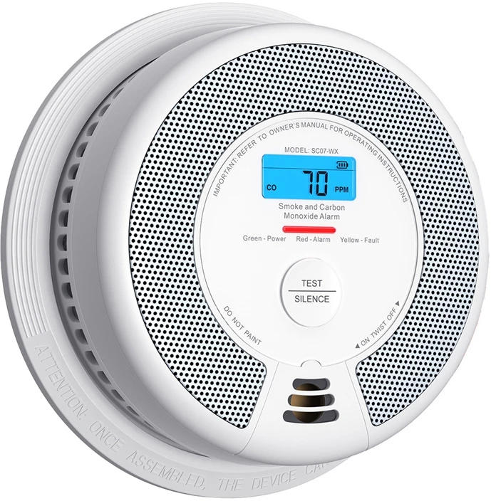 X-SENSE SC07-WX išmanusis dūmų ir dujų detektorius su Wi-Fi