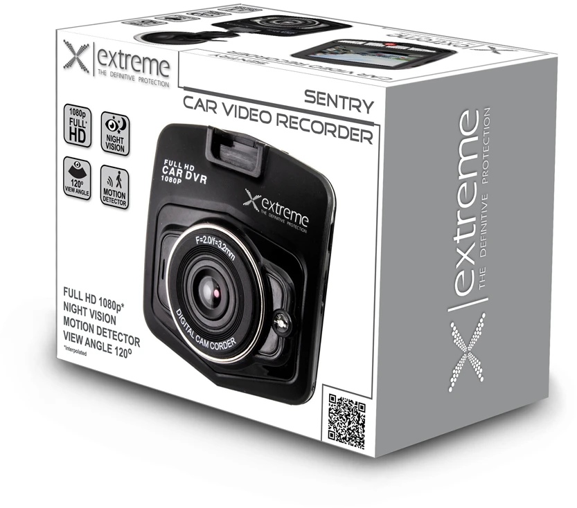 Vaizdo Registratorius - Esperanza XDR102, Full HD Juodas
