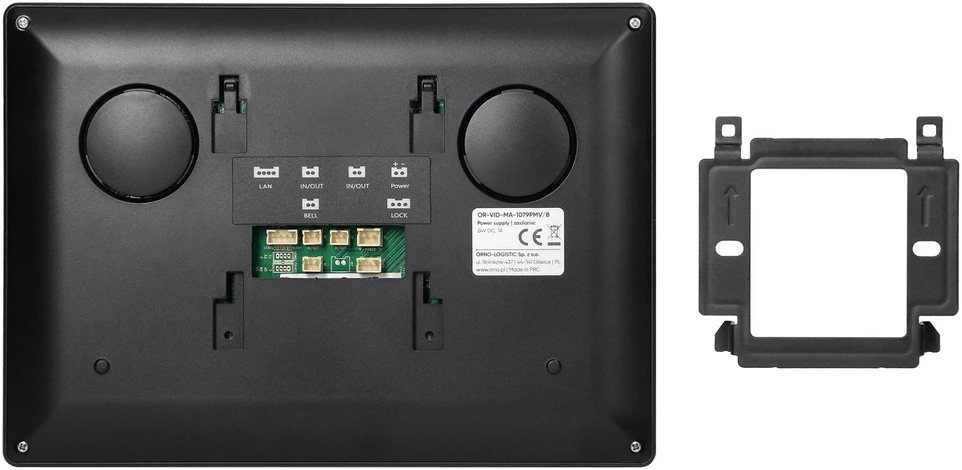 Orno XIRAN, vienos šeimos vaizdo domofono komplektas, 2 laidų, 8 colių, Wi-Fi, lietimui jautrus ekranas, „Full HD“, RFID