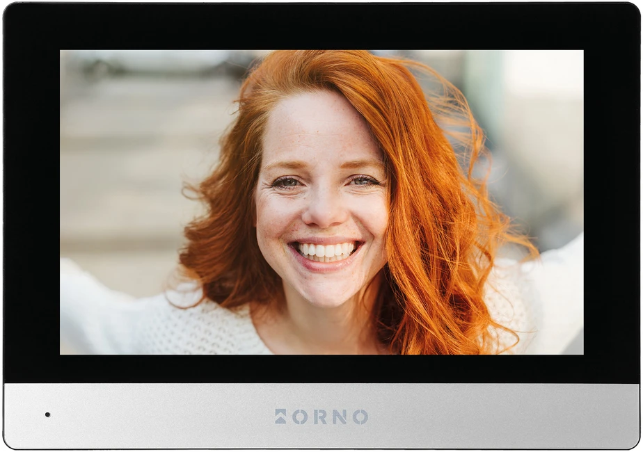 Orno XIRAN, vienos šeimos vaizdo domofono komplektas, 2 laidų, 8 colių, Wi-Fi, lietimui jautrus ekranas, „Full HD“, RFID