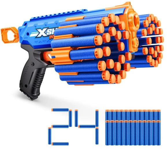 XSHOT - Beprotybės 1 serija Manic - 24Darts - (36603)