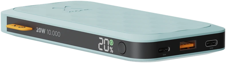 Xtorm FS5102U nešiojamasis įkroviklis Ličio polimeras (LiPo) 10000 mAh Žalsvai mėlyna
