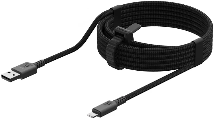 „Xtorm“ – naujos kartos USB-A / „Lightning“ kabelis MFI – juodas – 1,5 m
