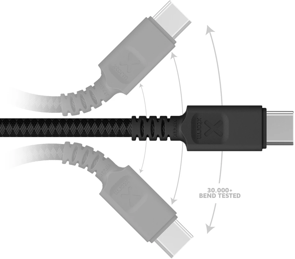 „Xtorm“ – naujos kartos USB-C/C PD laidas, 240 W, 3 m