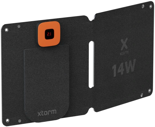 Xtorm XR2S14 mobiliojo įrenginio kroviklis Universalus Juoda Saulinis Lauke