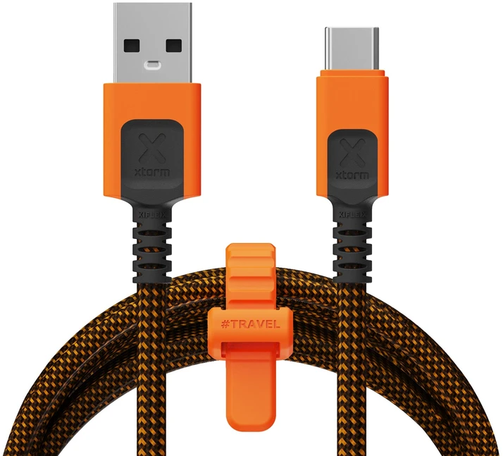 „Xtorm“ – „Xtreme USB-A“ / „USB-C“ laidas – juodas – 1,5 m