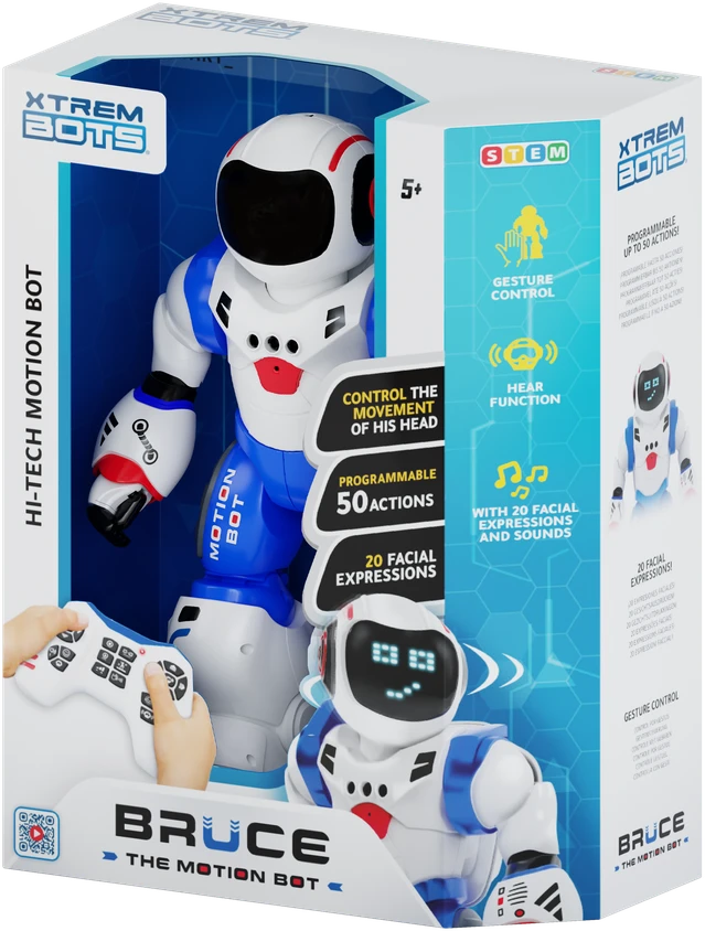 XTREM BOTS Interaktyvus robotas BRUCE