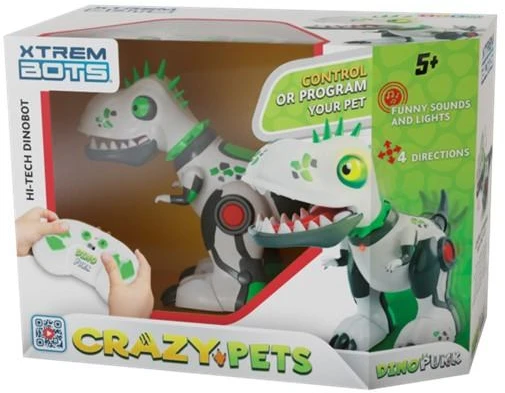 Xtreme Bots XTREM BOTS CRAZY PETS Dinozauras