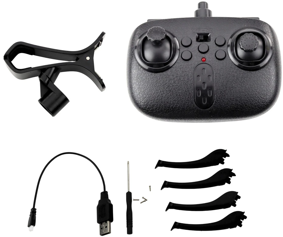 Lean Toys Modernus dronas Y30 su LED apšvietimu ir 360° apsisukimu