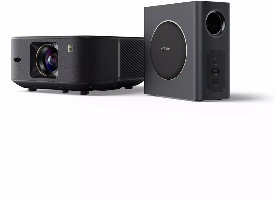 Projektorius Yaber K3 Pro LCD Full HD su JBL kolonėlėmis ir žemų dažnių kolonėle, juodas