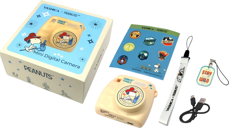 YASHICA x Peanuts Mini Digital Camera (Kreminis)