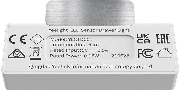 Lubinis šviestuvas Yeelight LED Sensor Drawer Light - stalčių šviestuvas su judesio jutikliu