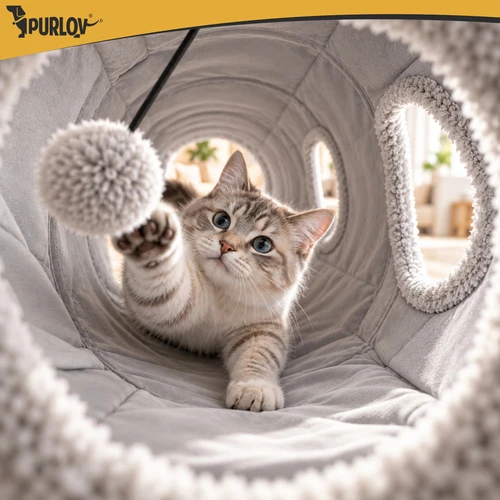 Cat toy - Purlov interactive tunnel