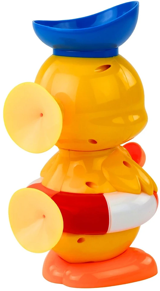 Lean Toys Vonios žaislas antis su malūnėliu