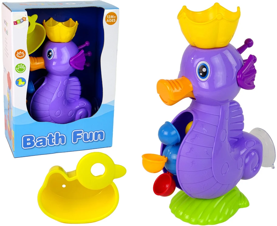 Lean Toys Vonios žaislas Jūros arkliukas LeanToys