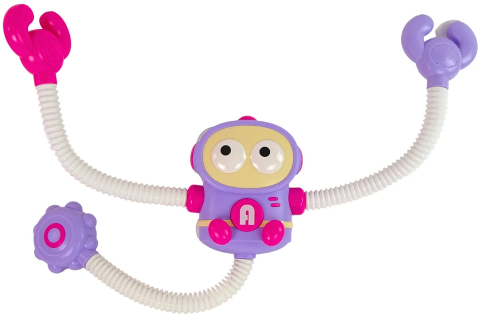 Vonios žaislas Krabas Lean Toys su dušu