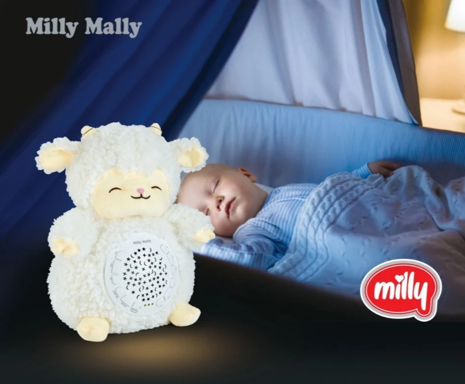MILLY MALLY Milly Sheep projektorius pliušinis žaislas