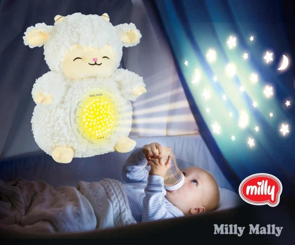 MILLY MALLY Milly Sheep projektorius pliušinis žaislas