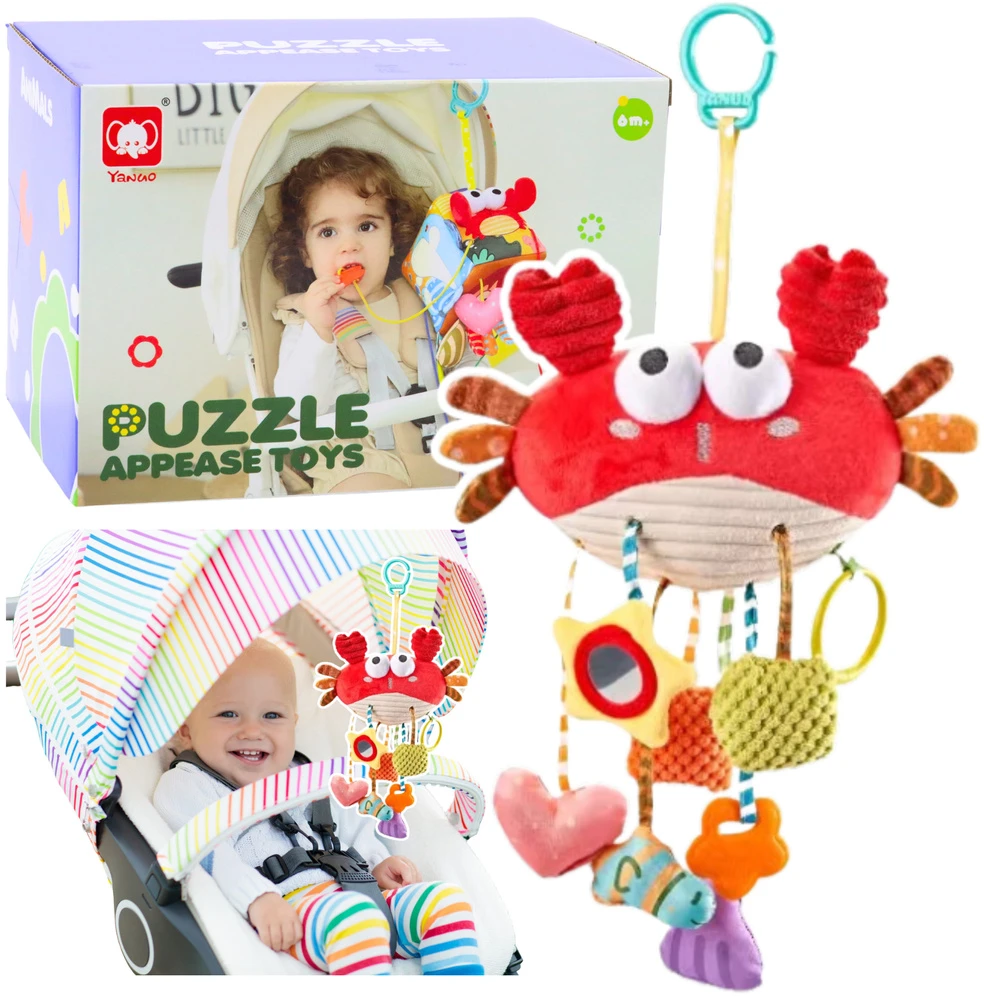 Lean Toys Žaislinis krabas su 9 funkcijomis ir jutikliniu kamuoliu
