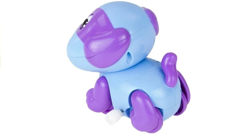 Užsukamas žaislas Mielas laimingas šuo Lean Toys, 8x7,5 cm, 1 vnt.