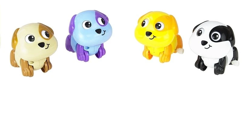 Užsukamas žaislas Mielas laimingas šuo Lean Toys, 8x7,5 cm, 1 vnt.