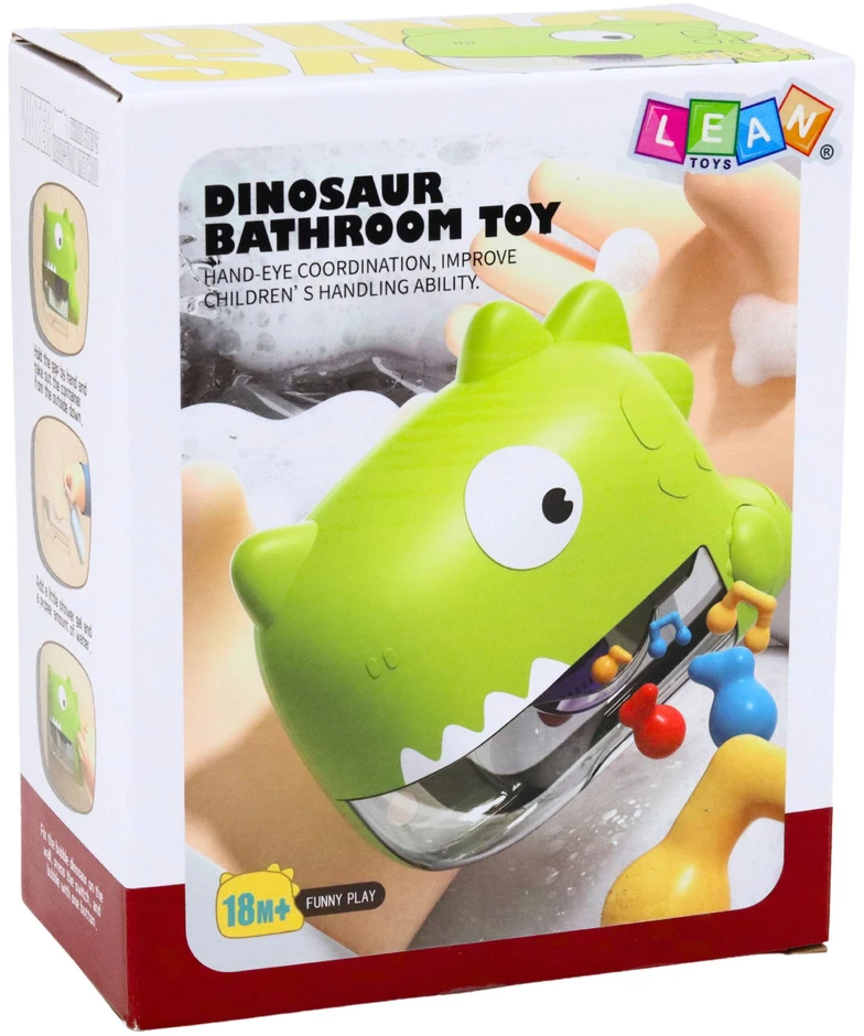 Lean Toys Vonios žaislas žalias
