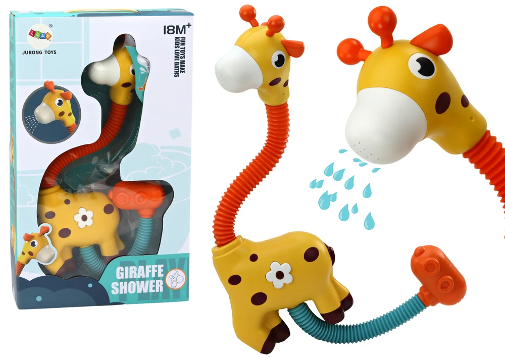 Vonios purkštuvas vaikams Lean Toys žirafa