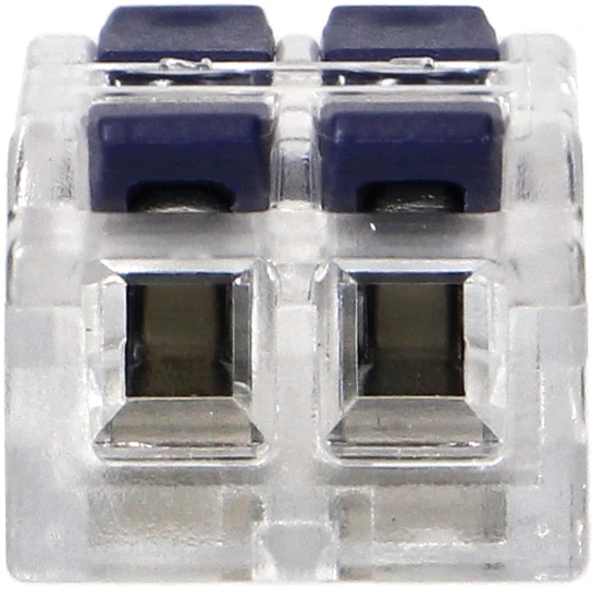 Orno Złączka 2 laidų, dvipusė montavimo kompresinė jungtis; bet kokiam 0,75–4 mm² laidui; IEC 250V/32A; 50 vnt.