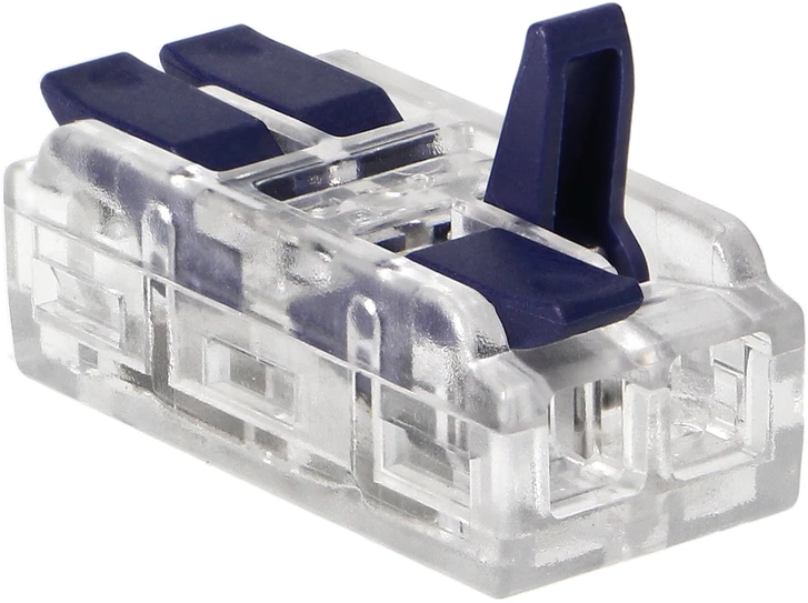 Orno Złączka 2 laidų, dvipusė montavimo kompresinė jungtis; bet kokiam 0,75–4 mm² laidui; IEC 250V/32A; 50 vnt.