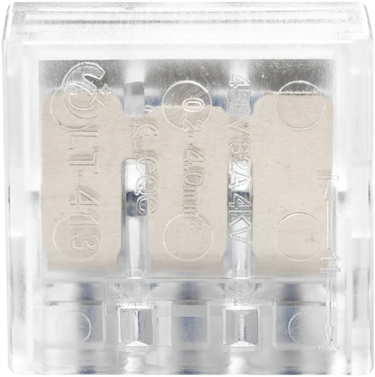 Orno Złączka 3 laidų kompresinė instaliacinė jungtis; bet kokiam 0,75–4 mm² laidui; IEC 450V/32A; 10 vnt.