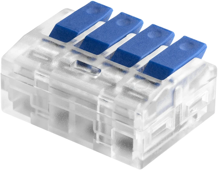 Orno Złączka 4 laidų kompresinė instaliacinė jungtis; bet kokiam 0,75–4 mm² laidui; IEC 450V/32A; 10 vnt.