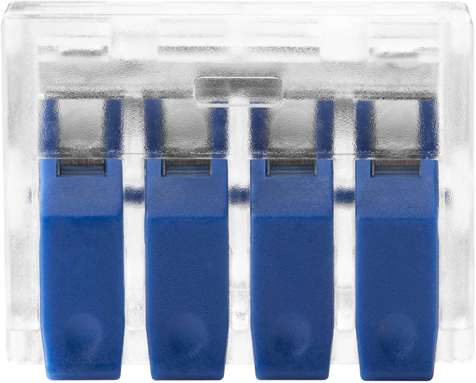 Orno Złączka 4 laidų kompresinė instaliacinė jungtis; bet kokiam 0,75–4 mm² laidui; IEC 450V/32A; 10 vnt.