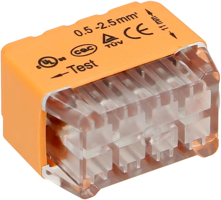 Orno Złączka Įspaudžiama instaliacinė jungtis, 8 laidų; dvieilė; 0,75–2,5 mm² laidui; IEC 300V/24A; 10 vnt.