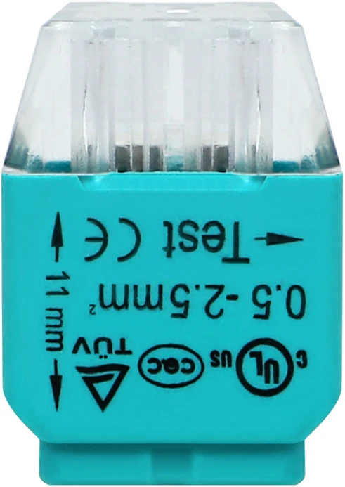 Orno Złączka Įspaudžiama instaliacinė jungtis, 4 laidų; dvieilė; 0,75–2,5 mm² laidui; IEC 300V/24A; 10 vnt.