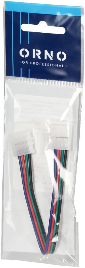 Orno Złączka RGB LED jungtis 10 mm, dvipusė, su laidu