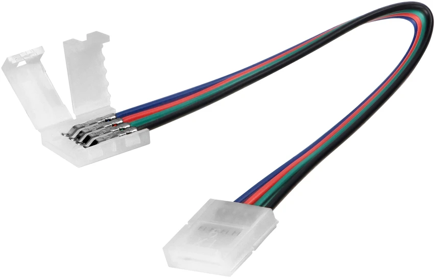 Orno Złączka RGB LED jungtis 10 mm, dvipusė, su laidu
