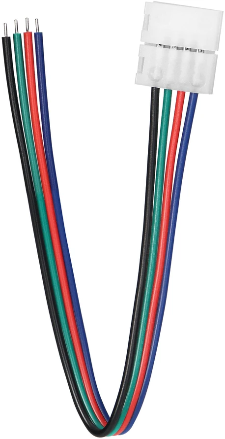 Orno Złączka RGB LED jungtis 10 mm, vienpusė, su laidu