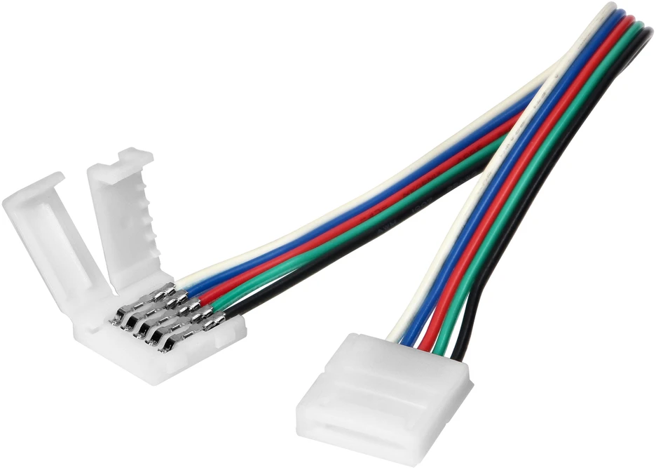 Orno Złączka RGBW LED jungtis 12 mm, dvipusė, su laidu