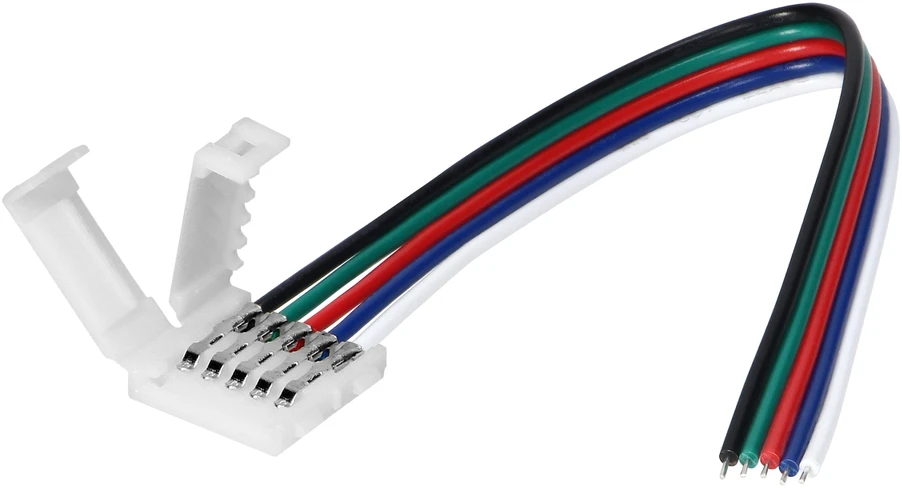 Orno Złączka RGBW LED jungtis 12 mm, vienpusė, su laidu