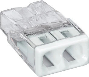 Złączka „Wago“ 2 takelių jungtis, modelis: 2273-202, nuo 0,5 iki 2,50 mm², 5 vnt.