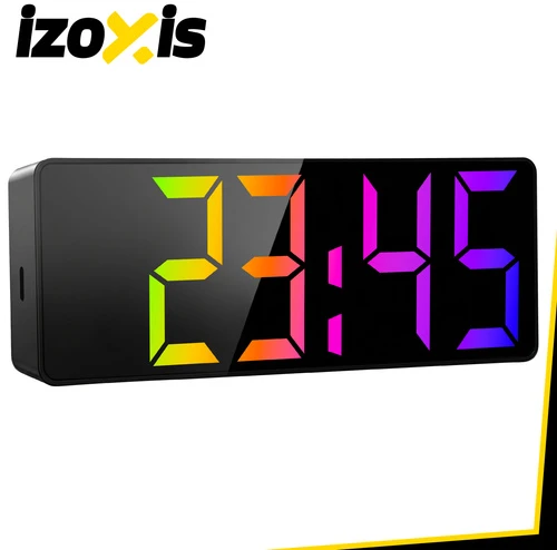 Žadintuvas - spalvotas LED laikrodis „Izoxis“