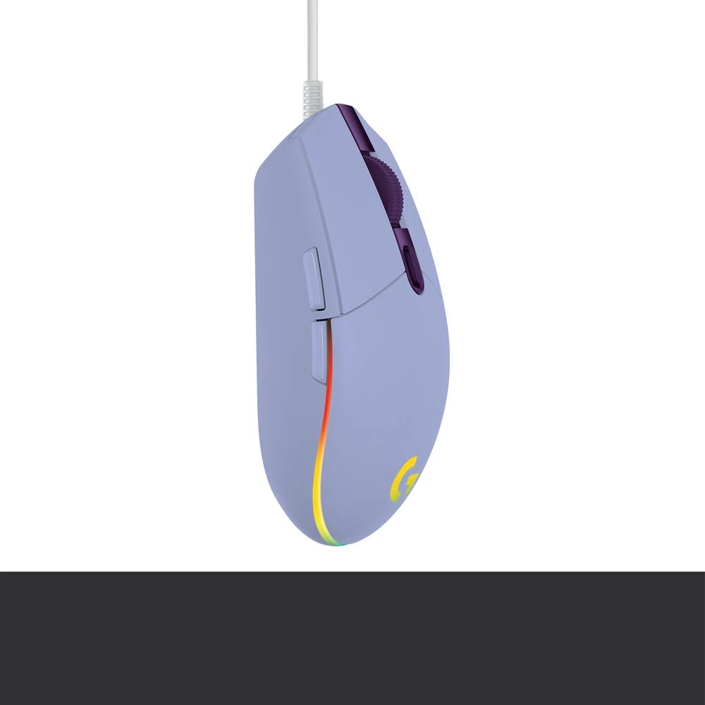 Pelė žaidimams Logitech G203 Lightsync RGB, Lilac