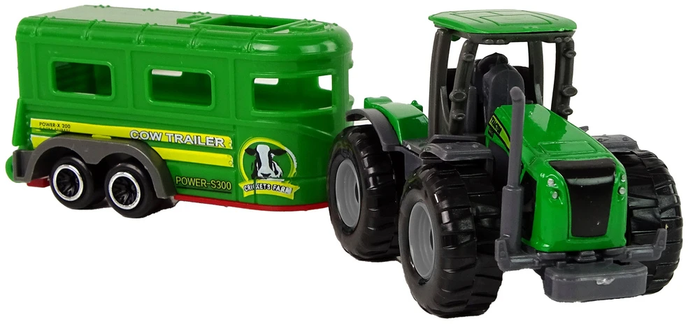 Traktorius su priekaba Lean Toys