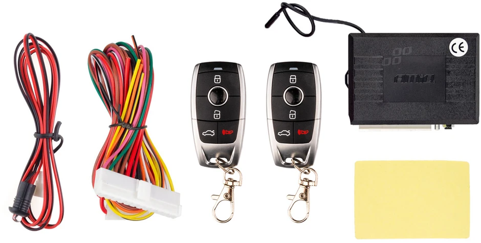 Centrinio užrakto valdymo komplektas su nuotoliniais pulteliais KE14 (Keyless Entry) AMIO-01679
