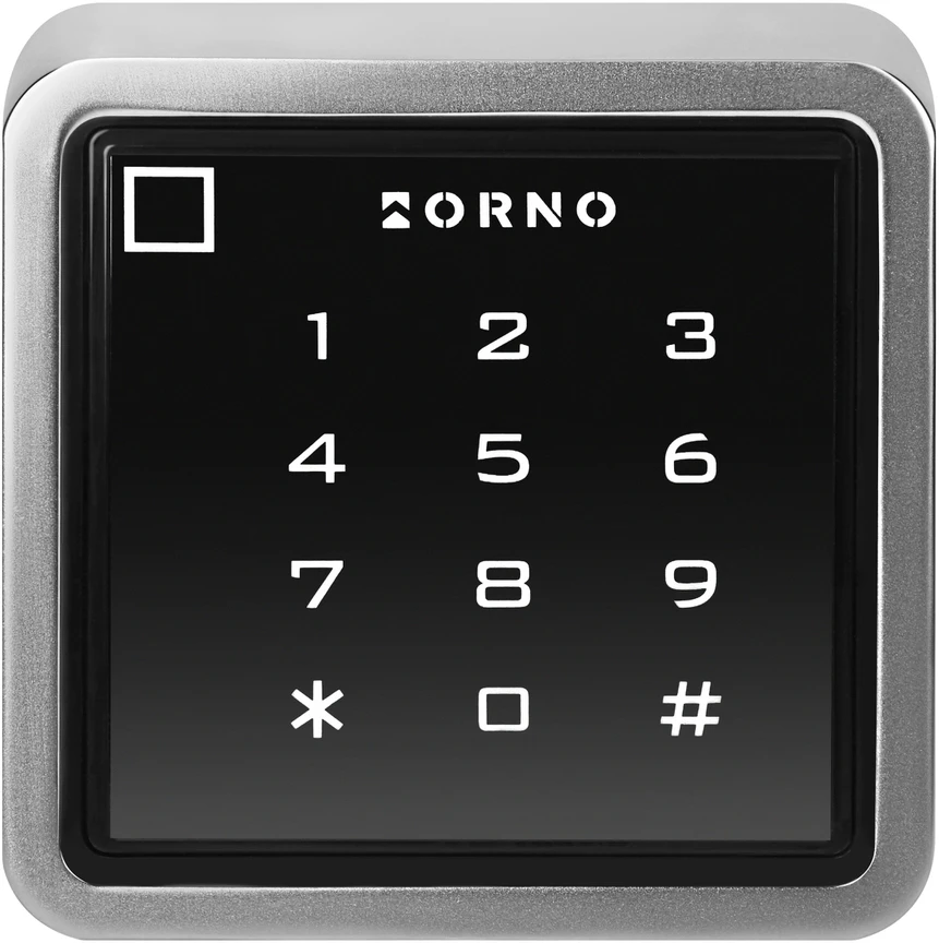 Orno Zamek Jutiklinio kodo spyna su arti kortelės ir pultelio skaitytuvu, Wi-Fi, IP68, 1 relė 3A, maitinama Tuya