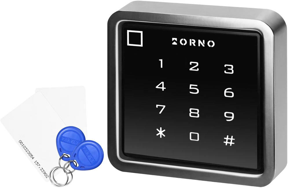 Orno Zamek Jutiklinio kodo spyna su arti kortelės ir pultelio skaitytuvu, Wi-Fi, IP68, 1 relė 3A, maitinama Tuya