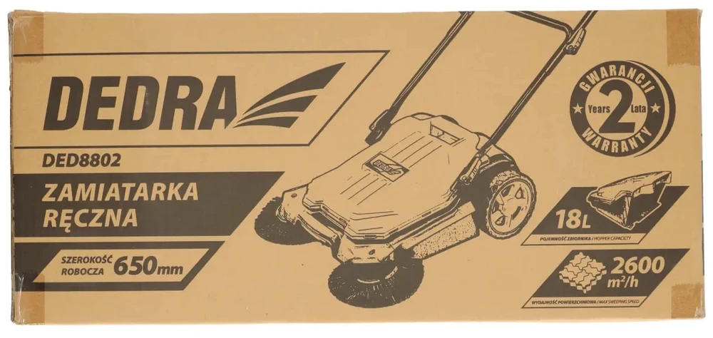 Mechaninė lapų šluota-rinktuvas Dedra DED8802