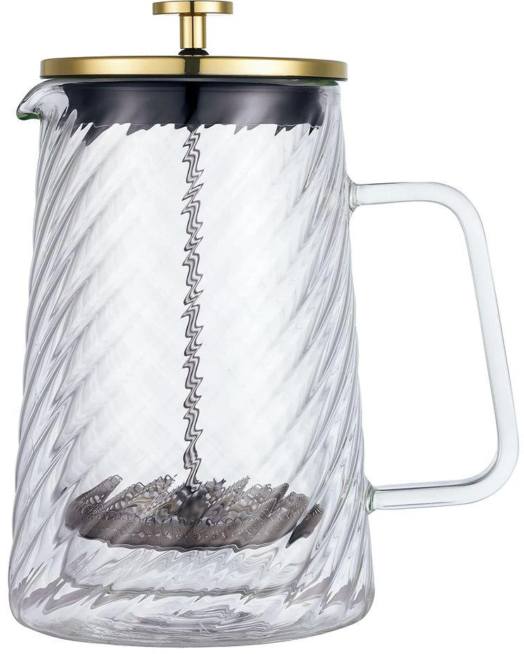 Zaparzacz Stūmoklinis kavos/arbatos virimo aparatas, stiklinis, 1 l, Klausberg, kb-7767