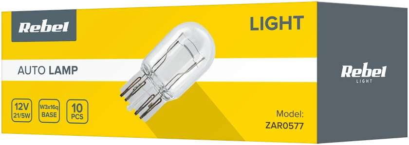 Żarówka Automobilio lemputė W21/5W